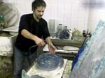 grinding and polishing glass sculpture