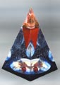 Red Spike - original glass pyramid